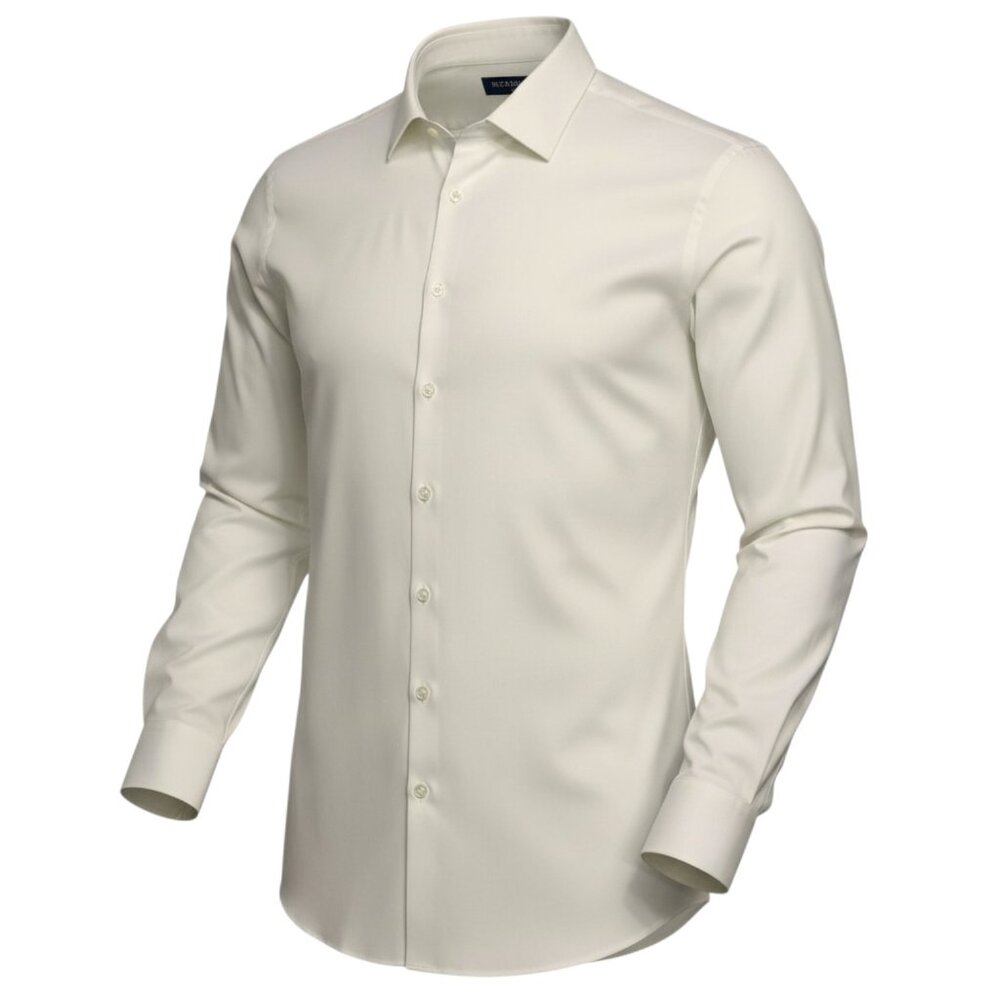 MIzzen + Main Leeward Off‎ White Trim Tall Dress Shirt